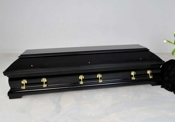  Tanne 655 "Turin" schwarz hochglanz 6x Holzstangen