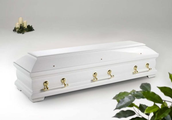  Tanne 655 "Turin" weiß hochglanz 6x Holzstangen